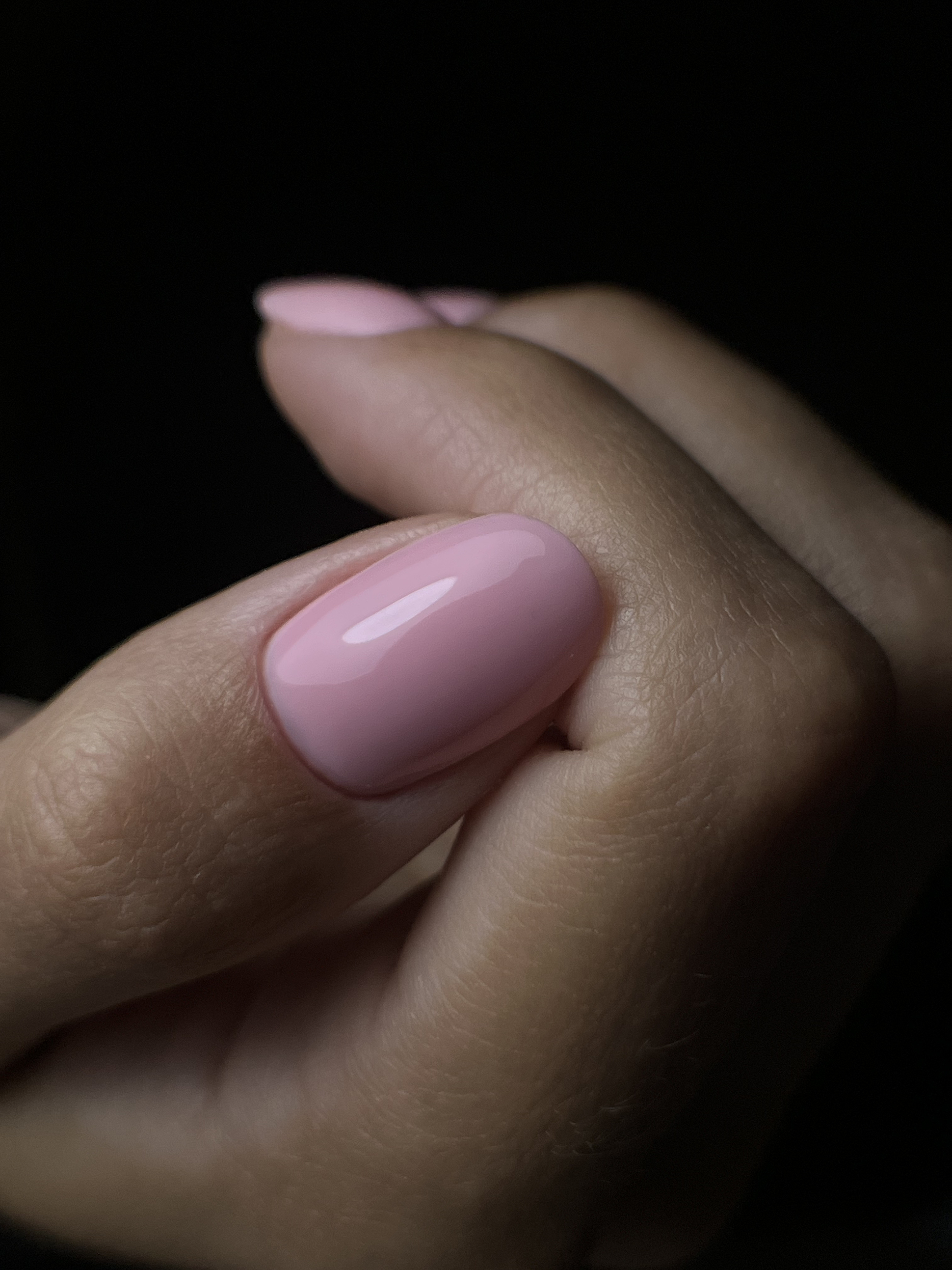 Natural gloss nagelset