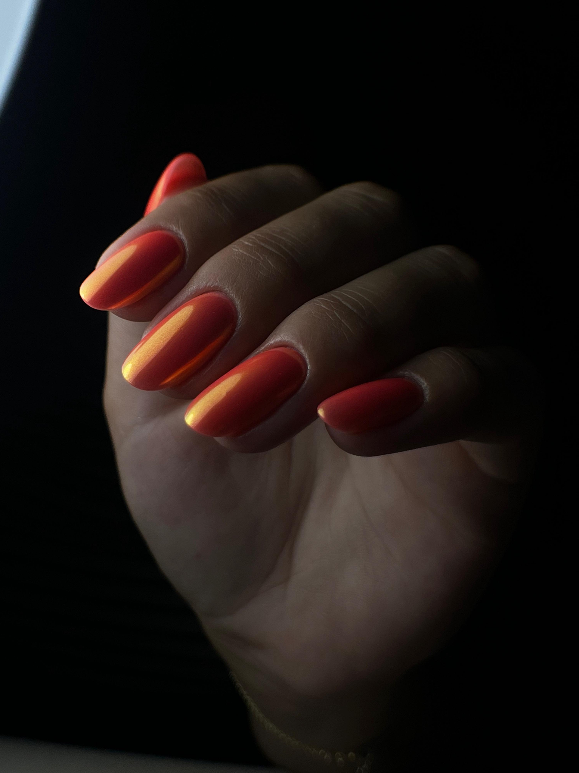Nagelset in zachte roze tint